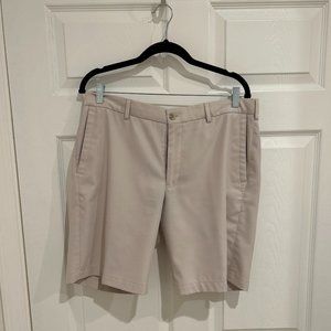 Peter Millar Performance Shorts Size 34 Light Khaki